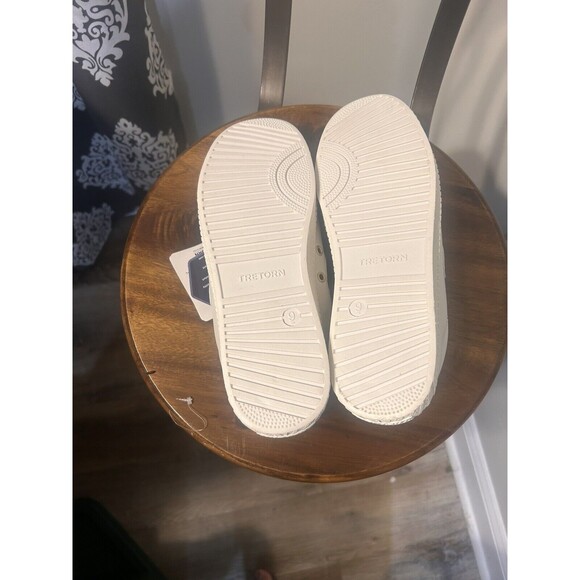 TRETORN Women's Leather Casual Sneakers White Leopard US 9 NWT Preppy City Mom - Picture 3 of 5